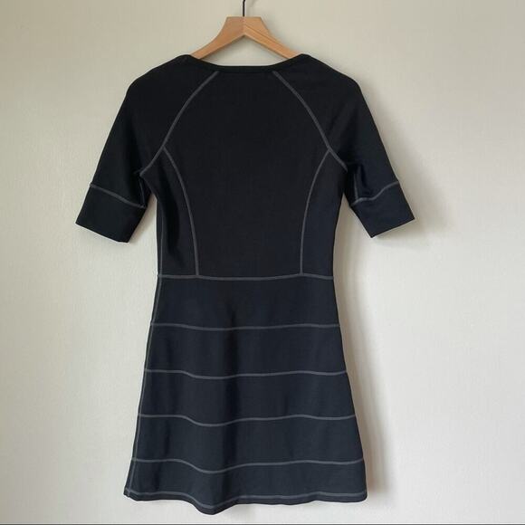 Athleta Black Strata Ponte Dress - Picture 7 of 8